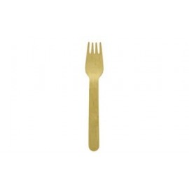 Fourchettes en bois - couvert biodégradable et compostable par lot de 50