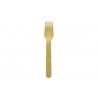 100 Fourchettes en bois - couvert biodégradable et compostable 